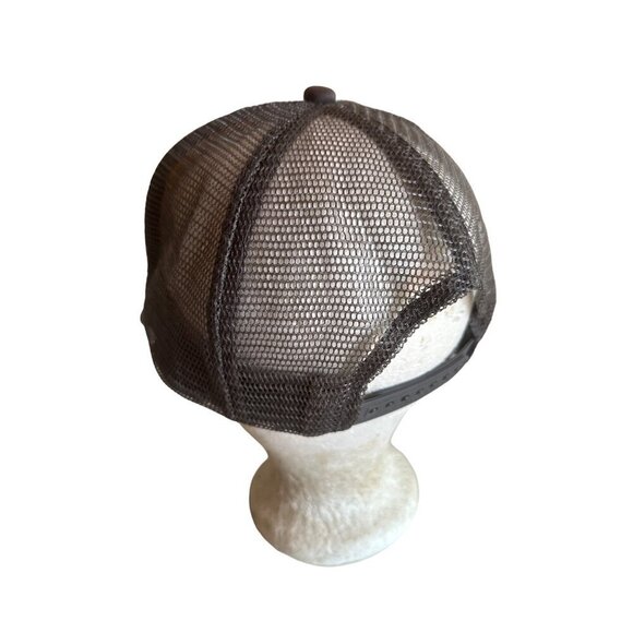 Aloha Kauai Hawaii Trucker Hat Youth Size By Otto Collection Black & White Mesh - Picture 3 of 6